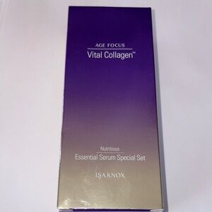 ISA KNOZ Vital Collagen Serum Set - Purple and Gold